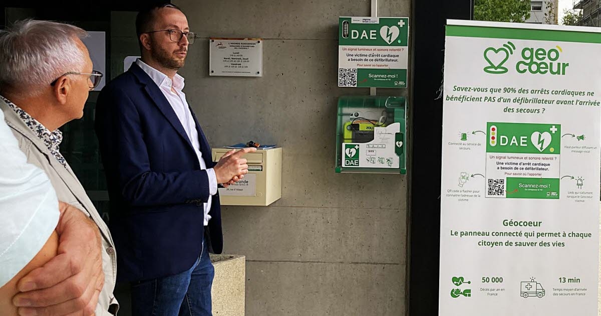 Riedisheim. Géocœur, a connected device to save lives
