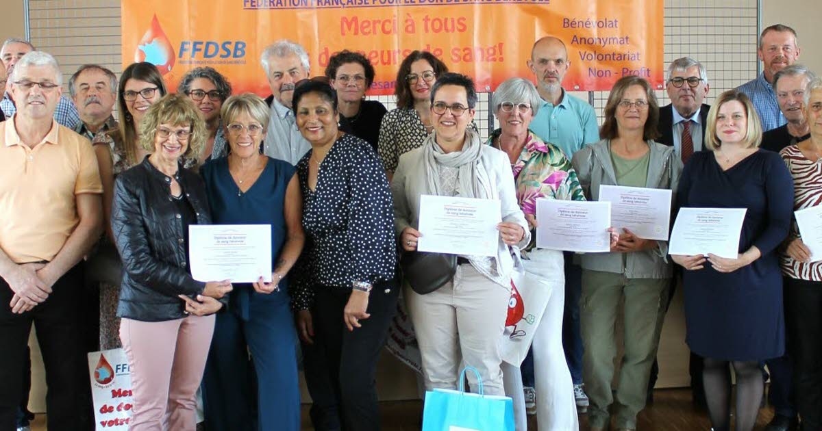 Raedersdorf: Blood donors celebrate 50 years of altruism