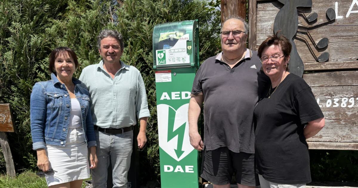 Bitschwiller-lès-Thann. Een nieuwe defibrillator geïnstalleerd op de Hundsrückpas