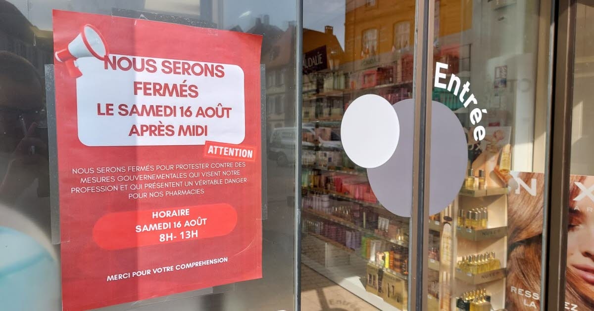 Wissembourg. Strajk: Apteki w centrum miasta okazują solidarność, ale pozostają otwarte rano
