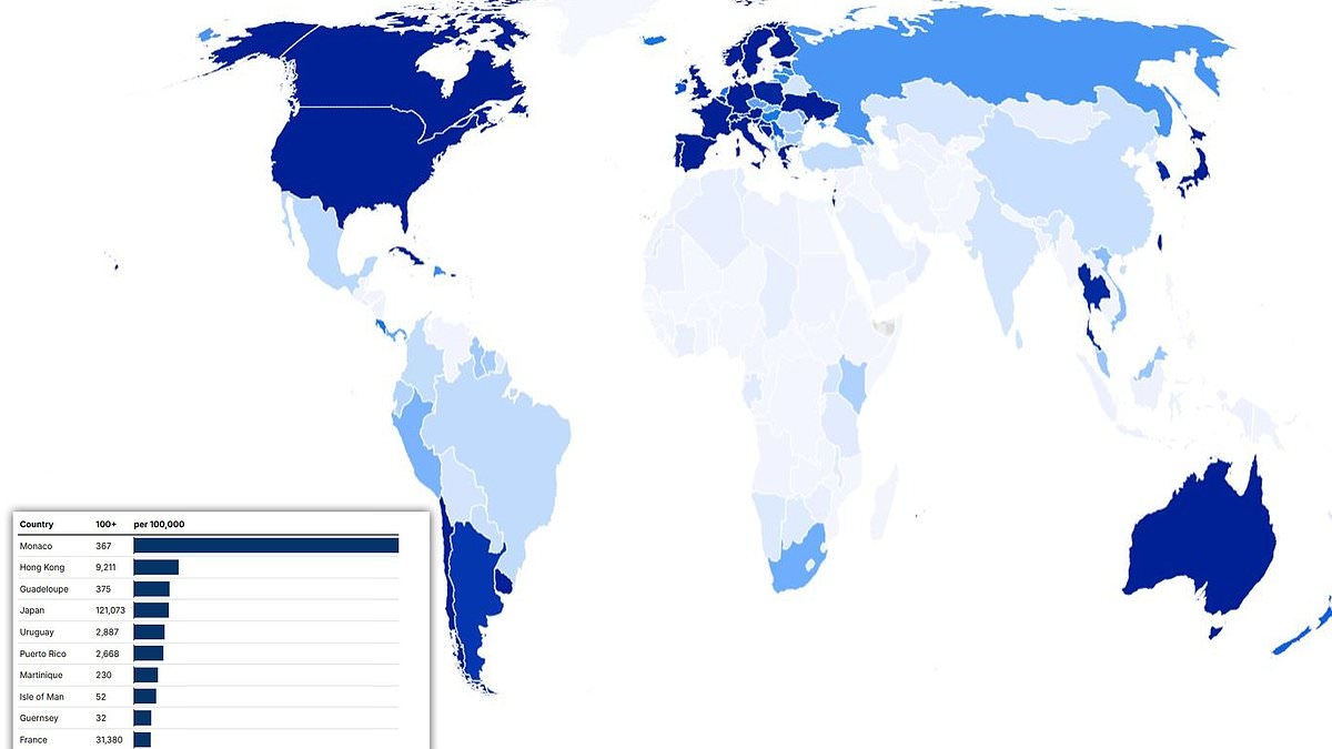 Countries with the most 100-year-olds REVEALED - find out where Britain ranks in our league table