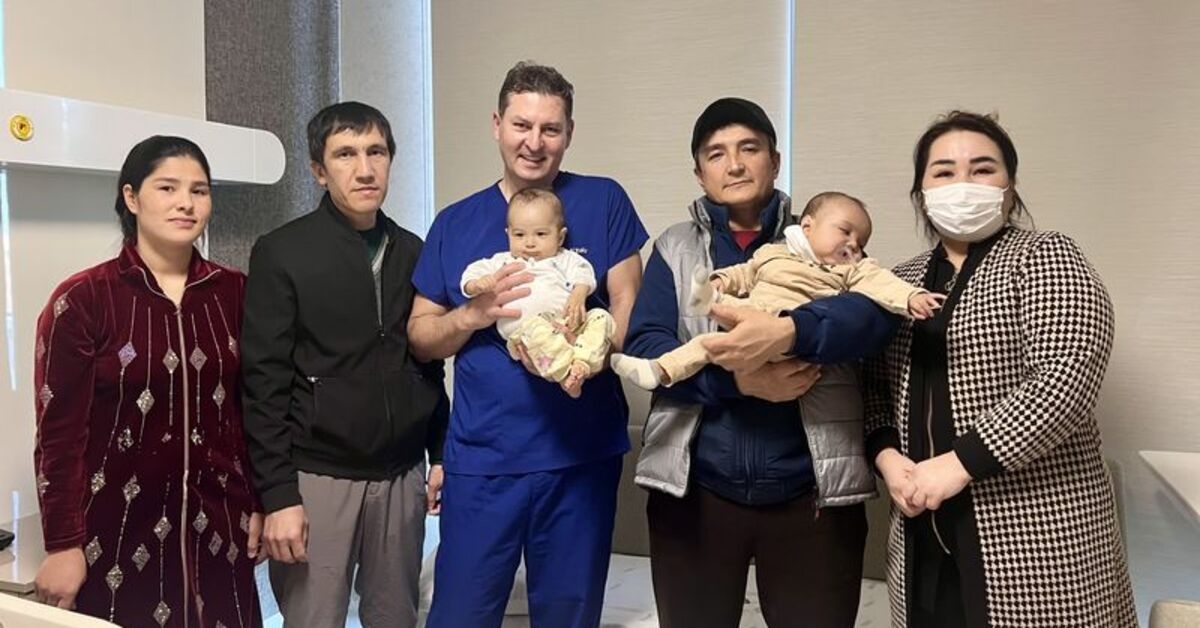 Babys aus Usbekistan klammern sich mit Lebertransplantation ans Leben