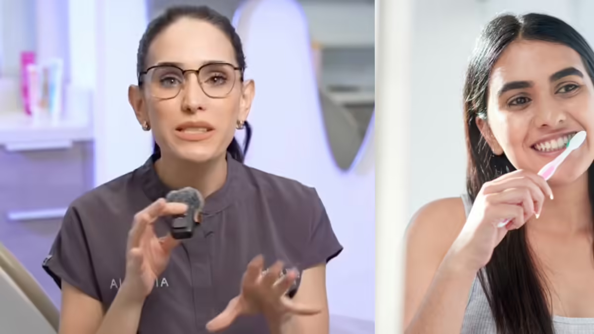 Orthodontic expert warns: 'If you eat breakfast before brushing your teeth, you're feeding the bacteria more than you're feeding yourself.'