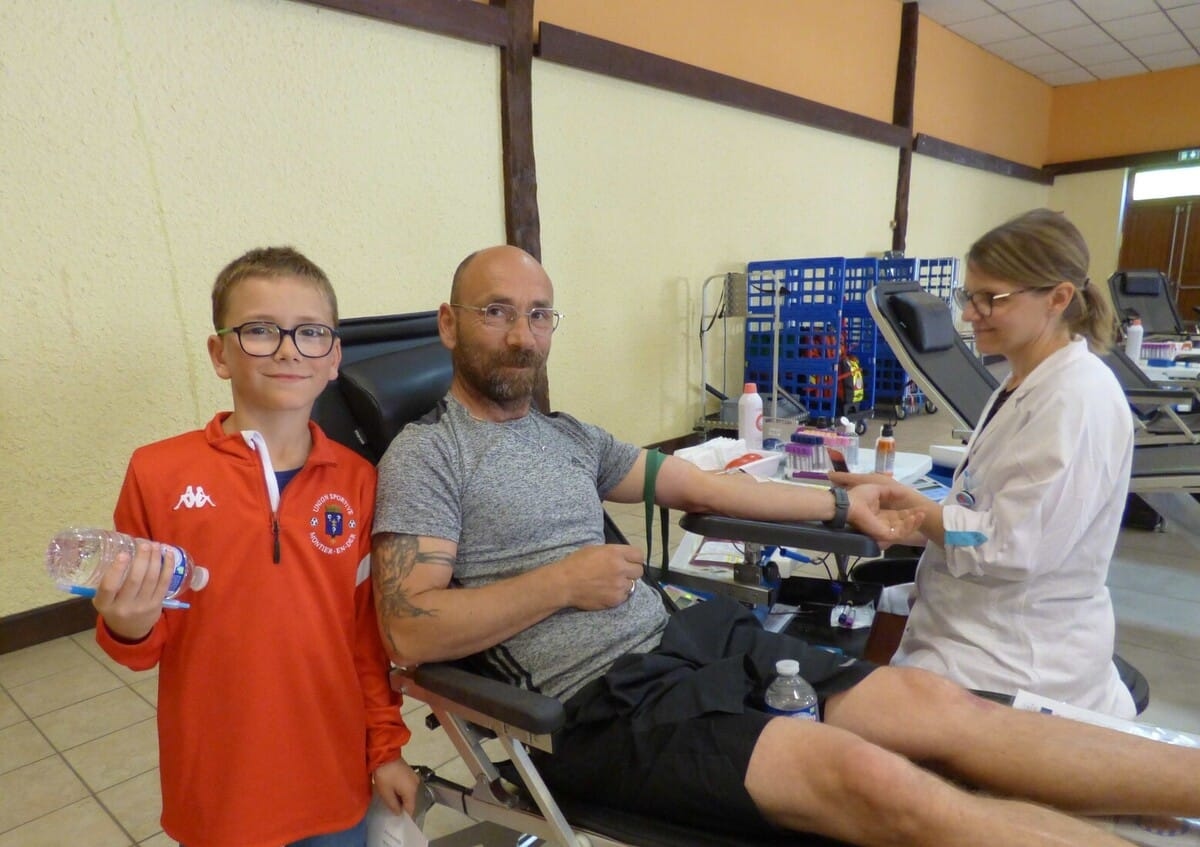 Giving blood, a civic act