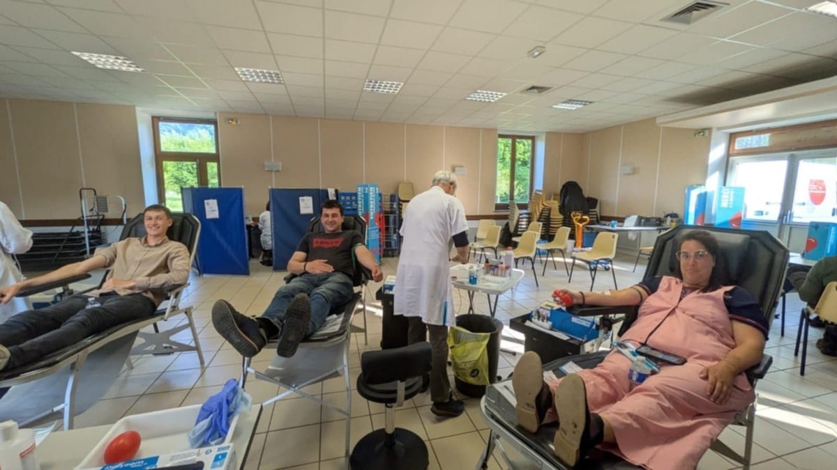 Uma generosa doação de sangue