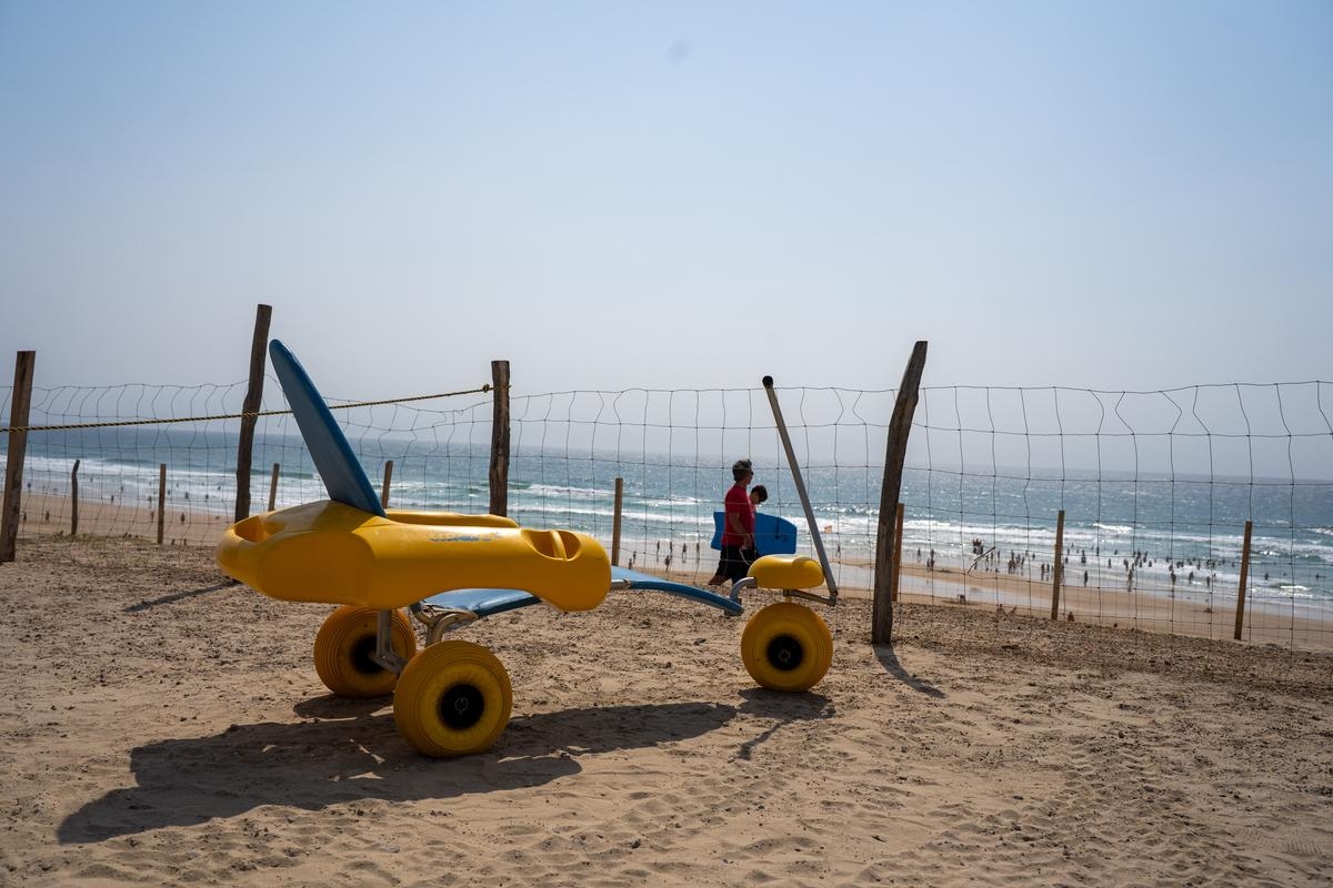 "We feel there is change": Tiralo, ramps, handiplages label, accessibility is progressing in Biscarrosse