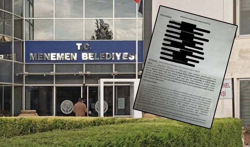 Członkowie rady CHP składają skargę karną przeciwko AKP Menemen Municipality