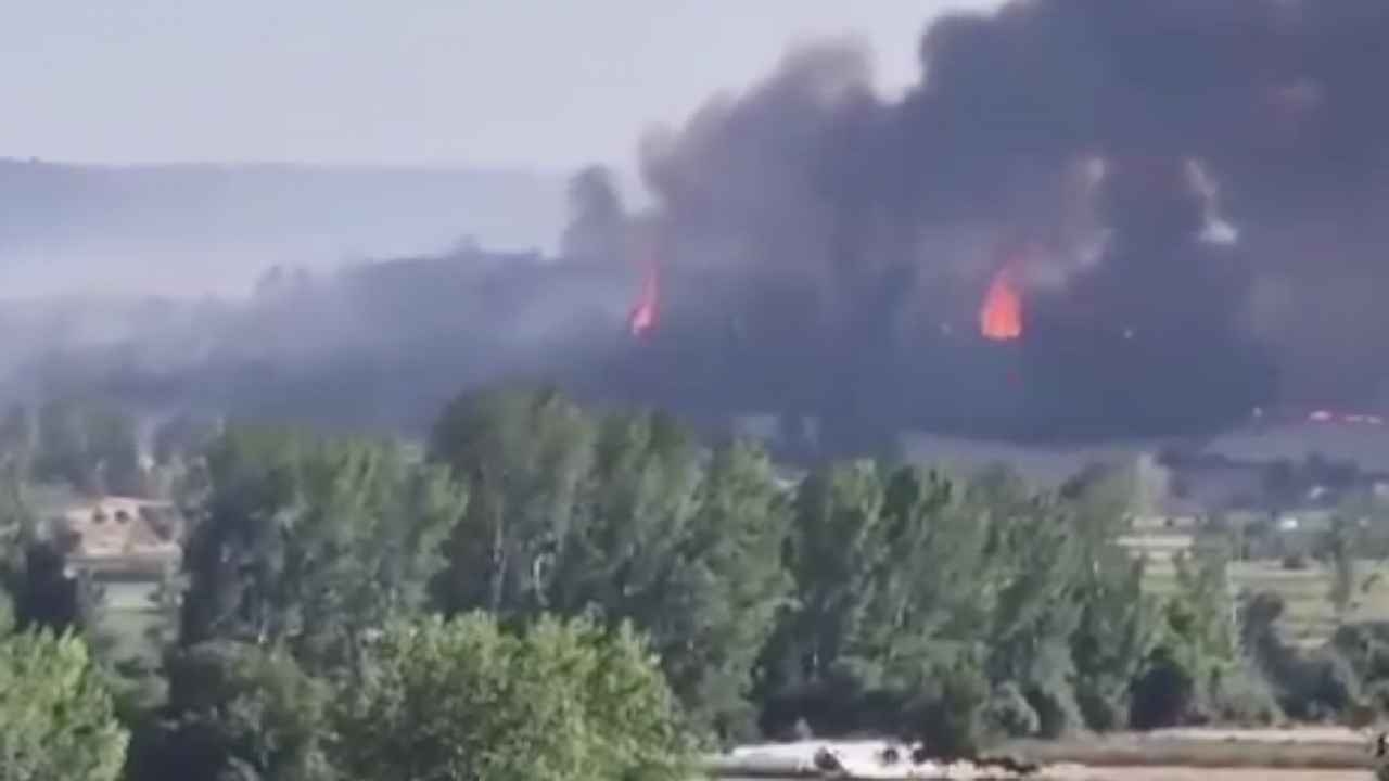 Yangına müdahale eden arazöz devrildi! 4 yaralı