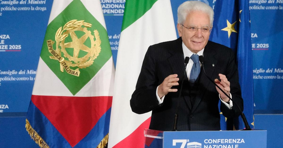 Addiction conference, Mattarella: "We need a concerted effort." Meloni: "We have an anti-fentanyl plan."