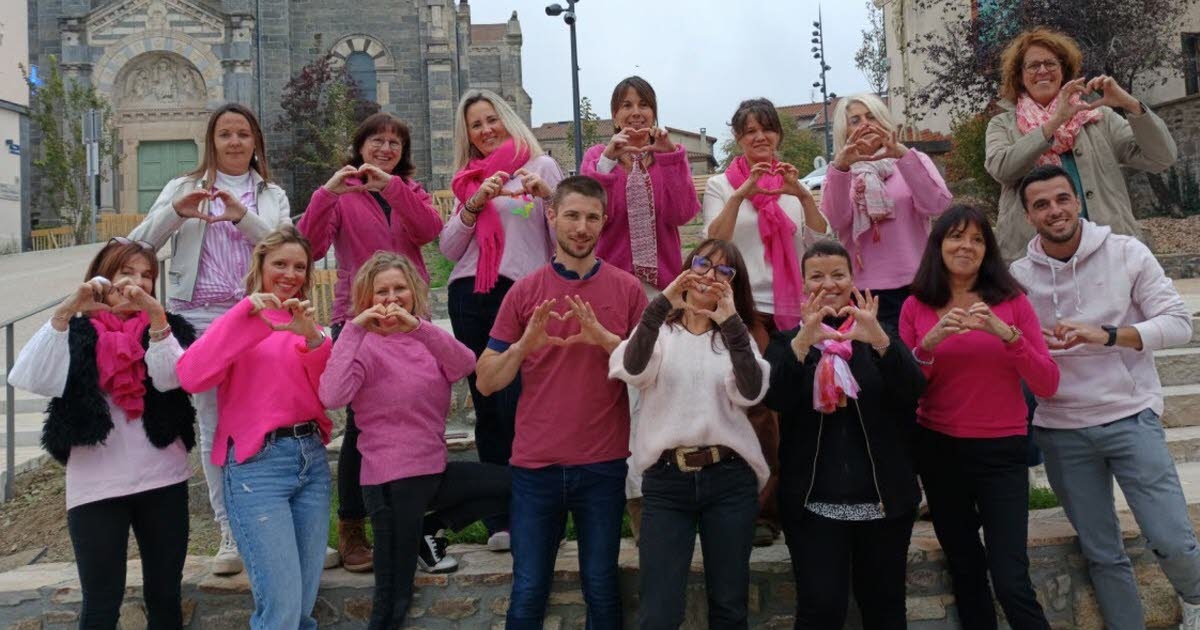 Saint-Martin-en-Haut. Pembe Hanımlar Derneği'ne 550 € bağışlandı