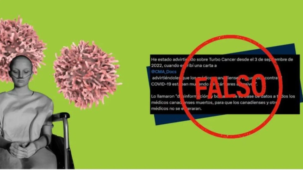Beware of this hoax: the COVID vaccine does not cause turbo cancer.