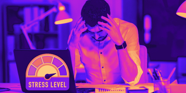 What causes work-related stress among Mexican workers?